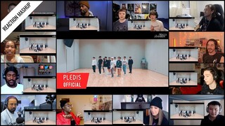 ‘[Choreography Video] SEVENTEEN - Rock with you’ reaction mashup