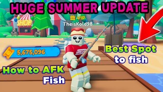 Got Best Method for AFK Fishing Tickets & Best Spot To Fish in Mining Simulator 2 Summer Update