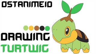 Drawing Turtwig - Pokemon (Menggambar Pokemon) by OST ANIME ID