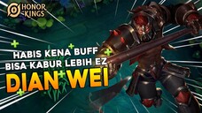 Dian Wei Habis Di Buff Jadi Makin OP Padahal Ini Hero Sudah Terlalu OP - Honor Of Kings