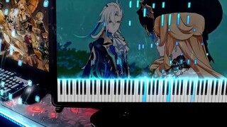 [Genshin Impact/Piano] Tiếng kêu của vua rồng nước - BGM ngày mưa buồn của Fontaine