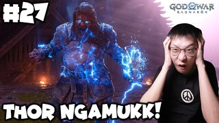 Thor MENGAMUK Nantangin Kratos Duel Sampai KO - God of War Ragnarok Subtitle Indonesia - Part 27