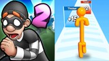 Robbery Bob 2 vs Tall Man Run Gameplay Android,ios Part 44