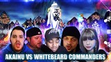 Akainu vs Whitebeard Commanders ! Reaction Mashup