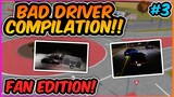 (FAN EDITION) Compilation Of GVRP BAD Drivers (3) || Greenville ROBLOX