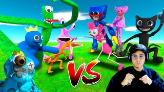 BATALAS EPICAS DE LOS RAINBOW FRIENDS vs POPPY PLAYTIME | Animal Revolt Battle Simulator | JehxTp