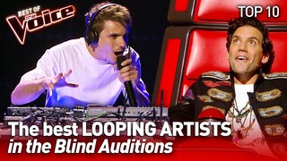 TOP 10 | Incredible LIVE LOOPING ARTISTS in The Voice