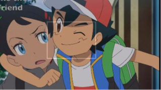 Ash x Goh cute moment