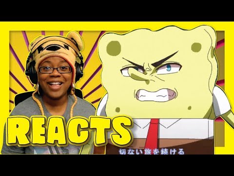 The SpongeBob SquarePants Anime OP 3 by Narmak | Animation Reaction -  Bilibili