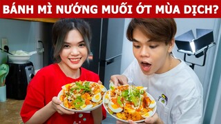 Thèm Ăn Vặt Tụi Mình Làm Món Bánh Mì Nướng Muối Ớt | Oops Banana Vlog 287