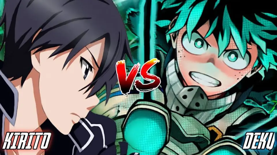 DEKU VS KIRITO (Anime War) FULL FIGHT HD - Bilibili