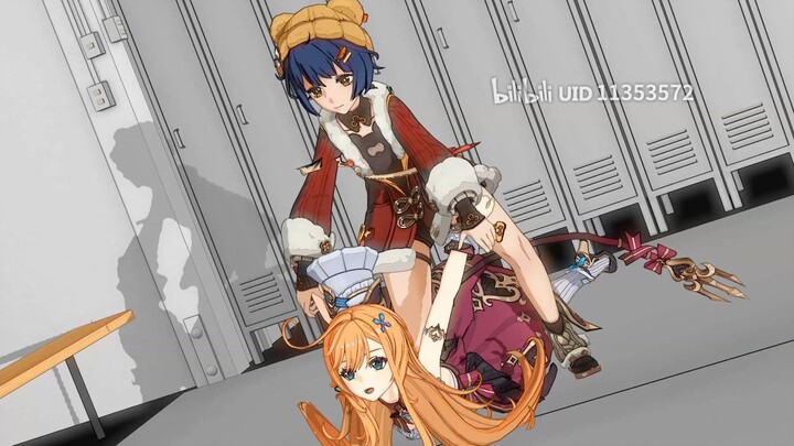 Xiangling vs. Aikefei locker room battle