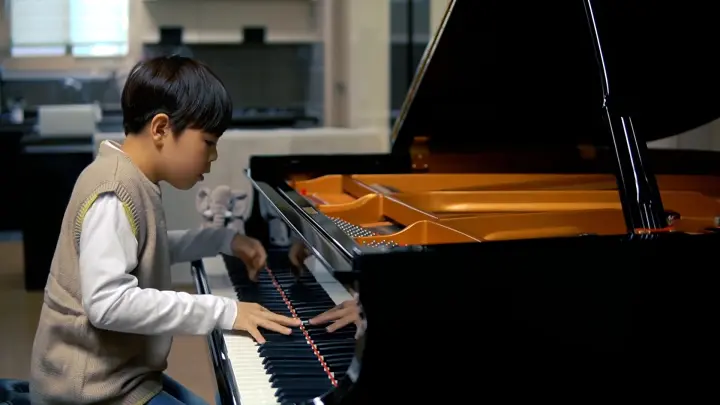 The 10-year-old genius boy adapted and played Zico's "Any Song" is very good!