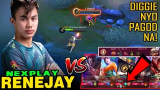 RENEJAY SUPPORT SELENA vs. SUPREME DIGGIE USING FEEDING STRATEGY ~ MOBILE LEGENDS