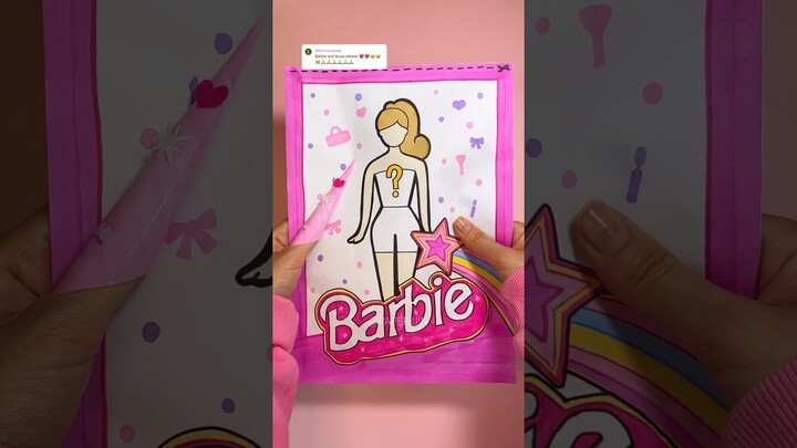 Barbie girl blind bag 바비인형 블라인드백 #barbie #barbiegirl #papercraft #blindbag #종이놀이 #바비인형