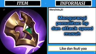 INFORMASI ITEM DEFENSE MOBILE LEGENDS