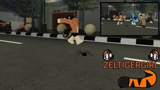 ZelTigerGirl hits a spider with a bat and it gave birth (Roblox)