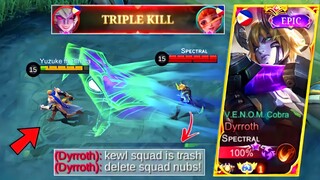 This is How Yuzuke Carry Nub & Feeder Team Against Pro Enemy! | Top Global Alucard Intense Gameplay!