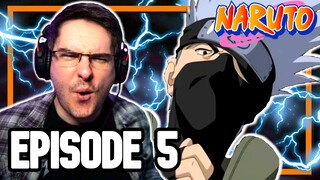 KAKASHI'S DECISION!! | Naruto Episode 5 REACTION | Anime Reaction