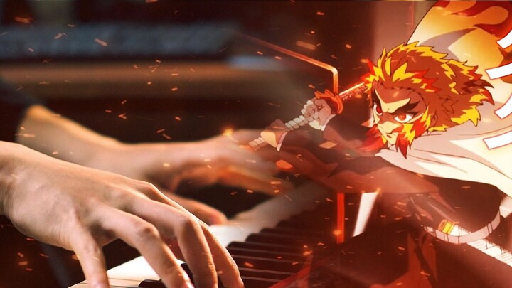 Nafas piano･Kelima jenis! LiSA "Fire" Kimetsu no Yaiba versi teatrikal･Pertunjukan interpretasi baru