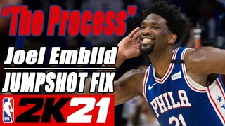 Joel Embiid Jumpshot Fix NBA2K21with Side-by-Side Comparison