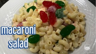 MACARONI SALAD PINOY STYLE