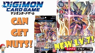 Level 7 in a Starter Deck!? RagnaLoardmon Can Get NUTS! (Digimon TCG News)