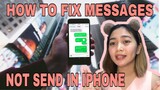 HOW TO FIX MESSAGES NOT SEND IN IPHONE "IMESSAGE | TUTORIAL