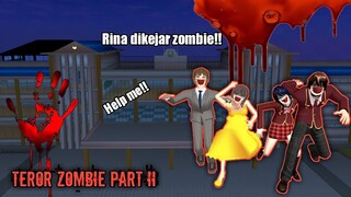 Teror Zombie in School Gate Part 2 ||Misteri Sakura||Sakura School Simulator