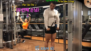 Hài Hàn Quốc_Troll thanh niên tập Gym và cái kết p1 #haihanxeng