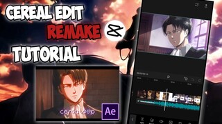 Tutorial • Capcut Remake of Cereal's Edit / Levi edit