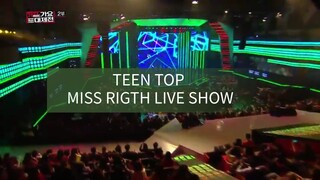 TEEN TOP MISS RIGHT LIVE PERFORMANCE HD