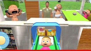 Upin Ipin Bayi Nangis Minta Beli Es Kepal - Bayi Sultan Baby Simulator