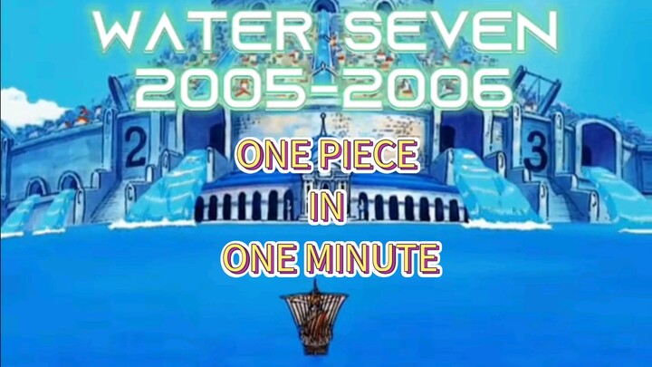 ONE PIECE in ONE MINUTE
