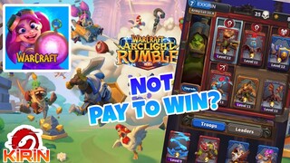 Warcraft Arclight Rumble(EARLY ACCESS) - Android Gameplay