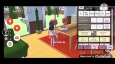 Sakura School Simulator Toons Mio & Yuta Fight Food