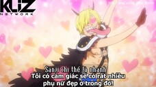 Sanji khi thấy phòng thay đồ nữ