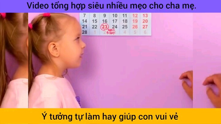 ý tưởng tự làm hay giúp con ngày càng vui vẻ hơn