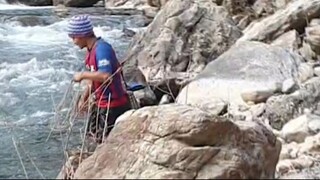 cast net fishing in Nepal | himalayan trout fishing | asala fishing |