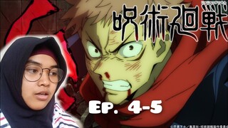 Reaction to Jujutsu Kaisen Episode 4-5 ||