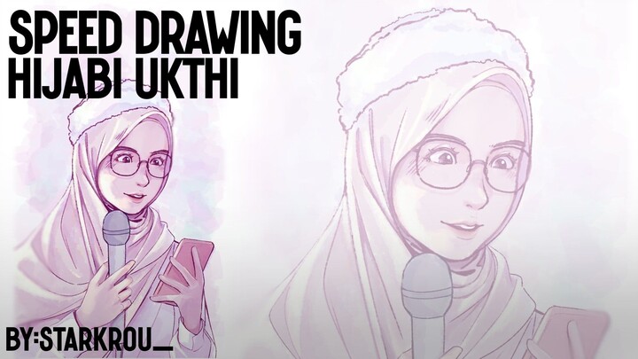 SPEED DRAWING+PAINTING | HIJABI UKTHI