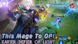 New Hero Xavier 100% Broken Mage - Mobile Legends Bang Bang