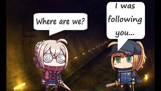 [FGO NA] MHXA Interlude 1 - 3rd Battle - ft. The Mysterious Heroine Duo:  MHX and Ecchan