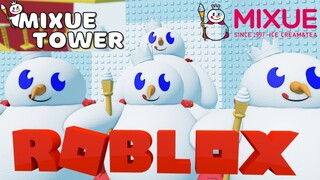 REVIEW MAP ROBLOX [MIXUE TOWER] BAGUS BANGET ADA POHON NATAL‼️‼️‼️