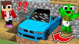 How Baby Mikey & JJ found RICH CAR & became from POOR to RICH in Minecraft challenge (Maizen Mizen)