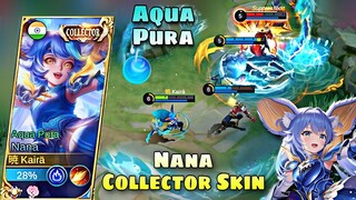 NANA CUTE COLLECTOR SKIN GAMEPLAY💙AQUA PURA🌊💧