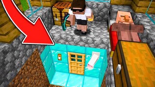 I found the Villager's Secret Base in Minecraft 🤫
