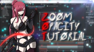 Opacity Fake Zoom Tutorial - AMV AfterEffects