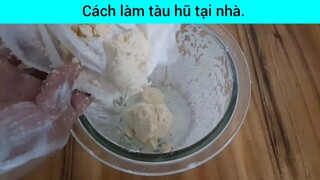 cách làm đậu phụ tại nhà