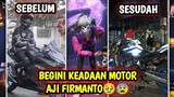 KEADAAN MOTOR ALMARHUM AJI FIRMANTO🥺😰 TENANG DISANA BANG!!